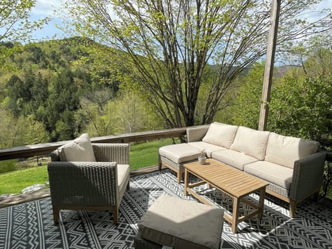 Front Porch with river views