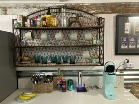 The guesthouse fun beverage bar fully stocked