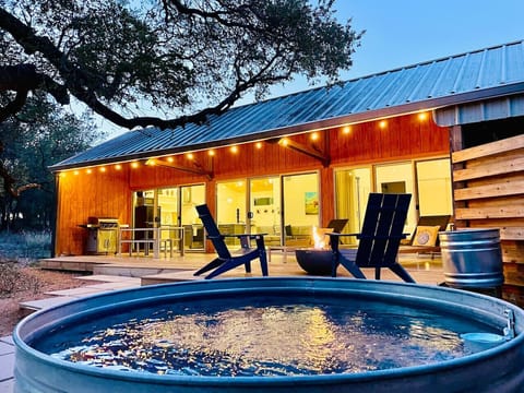Dripping Springs vacation rental with year-round heated pool, firepit, and trails - just 30 minutes from Austin, Texas