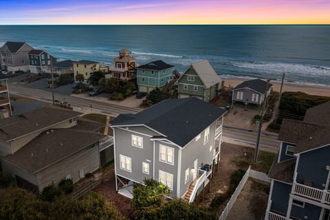 The Wheelhouse is just across from the beach access!