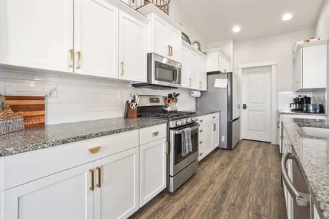 Fully stocked kitchen