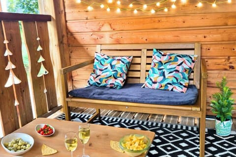 Balcony sitting area