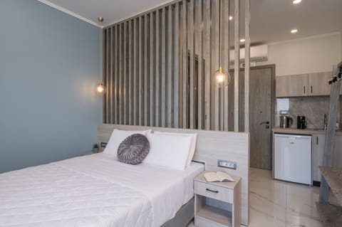 Panoramic Double Room | Premium bedding, memory foam beds, desk, soundproofing