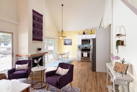 Living room and kitchen from main entrance