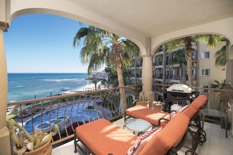 Balcony with grill
