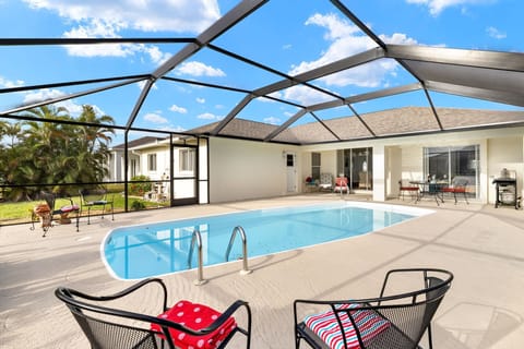 Enjoy Villa Millitta's solar-heated pool