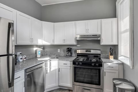 Fully stocked kitchen