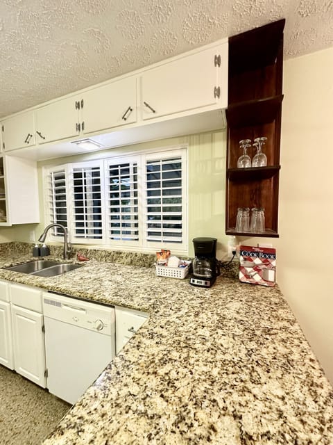 Kitchen coffee bar area