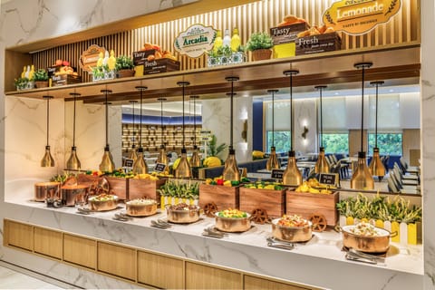 Daily buffet breakfast for a fee