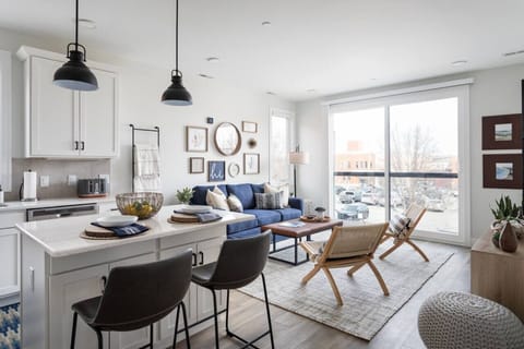 The Living Room is stylish and cozy
