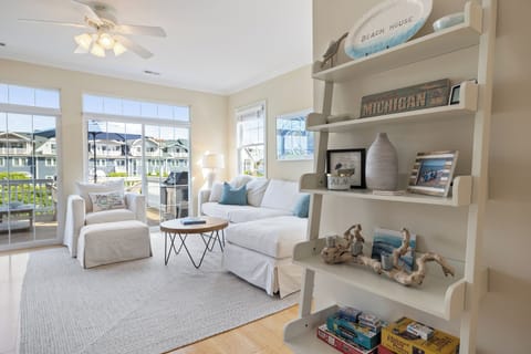 Coastal-inspired decor makes this space feel like a true retreat.