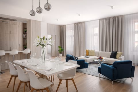U Pujcovny Three Bedroom Apartment | Living area | Smart TV, Netflix, streaming services