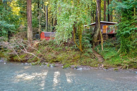Austin Creek runs most of the year and is a protected tributary to the Russian River.