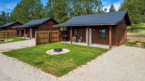 front of cabin