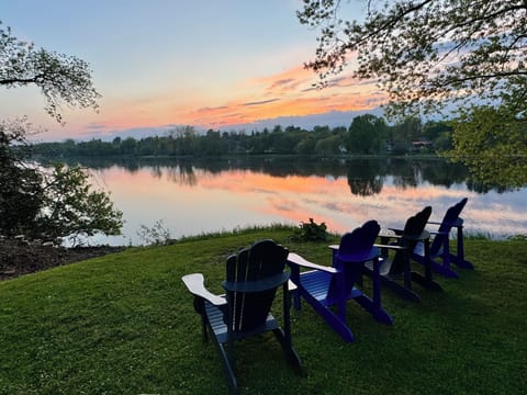 Gorgeous waterfront views of the Napanee River await you.