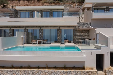 Pool Area with unlimited sun and views of the Mediterranean Sea
