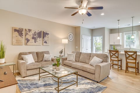 Beaufort Vacation Rental | 3BR | 2.5BA | 1,579 Sq Ft | Stairs Required