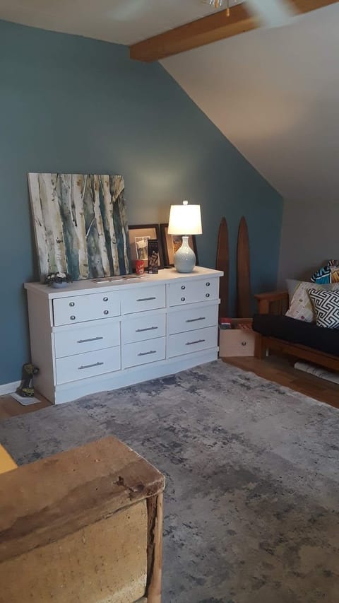 Upper studio living space