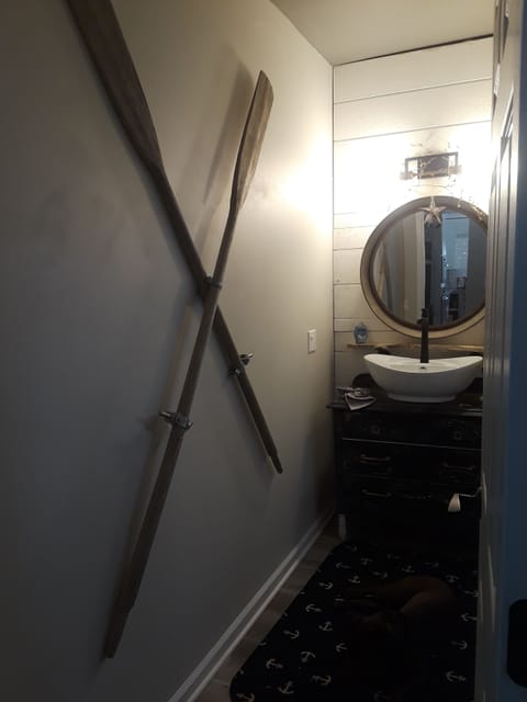 First floor master bath-sink area