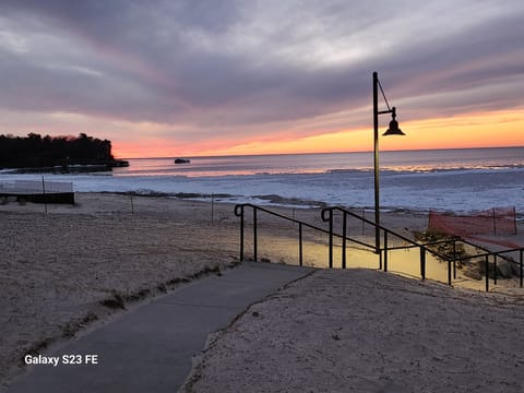 spring sunsets on the beach