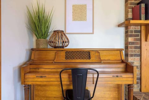 Piano in Music Room