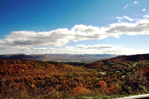 Autumn, at the Overlook. An easy uphill drive!
