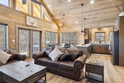 Cabin, 3 Bedrooms | Living area | Smart TV