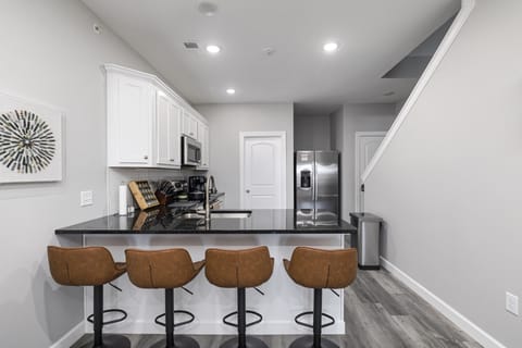 Enjoy the height adjustable and swivel bar stool!