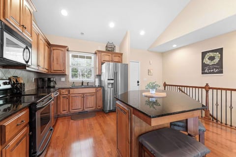 The kitchen is fully stocked with everything you need to cook up your favs!