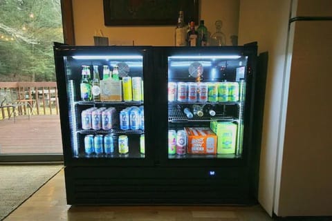 Extra beverage fridge