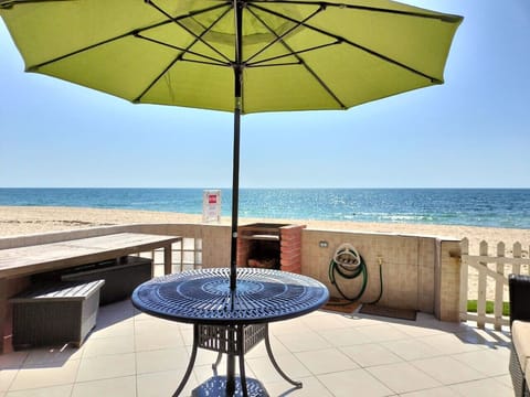 Patio and view