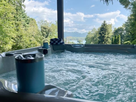 Lake Chatuge and mountain views from the hot tub!