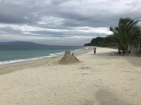 On the beach