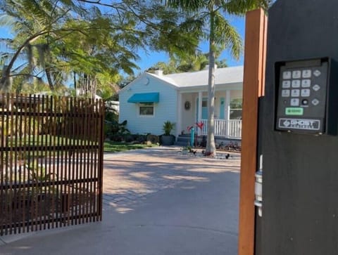 Charming cottage on large property behind automatic gate.  