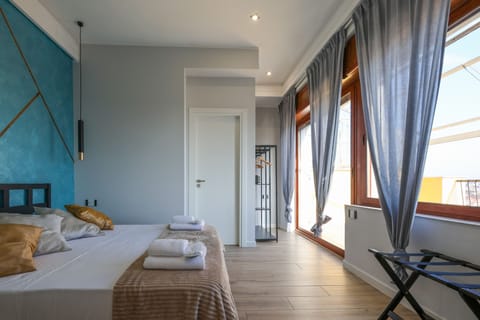 Luxury Double Room, City View | Frette Italian sheets, premium bedding, down comforters, free minibar