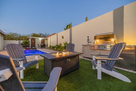 Enjoy leisure and relaxation at the outdoor seating area, day and night.