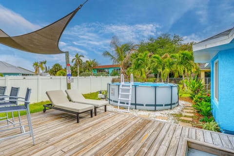 Fort Pierce Vacation Rental | 3BR | 2BA | 1 Step to Enter | 2,000 Sq Ft