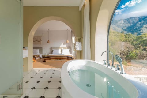 Family Double or Twin Room, Hill View | Bathroom | Free toiletries, hair dryer, bathrobes, slippers