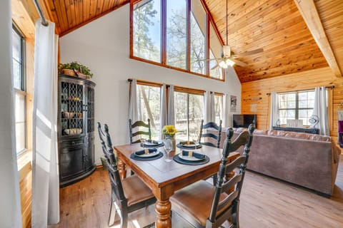 Broken Bow Vacation Rental | 2BR | 1BA | 1,200 Sq Ft | 2 Steps Required