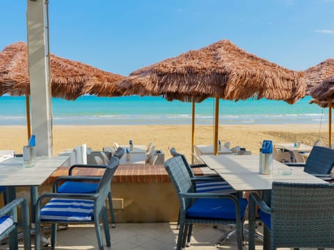 Water, Sky, Furniture, Property, Blue, Table, Chair, Shade, Azure, Outdoor Furniture