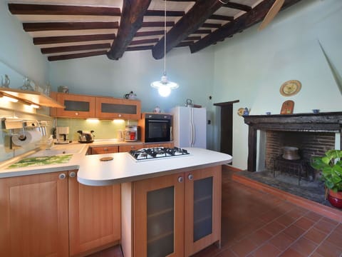 Cabinetry, Furniture, Countertop, Plant, Flowerpot, Table, Wood, Kitchen Stove, Kitchen, Kitchen Appliance