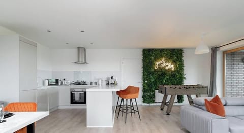 Lounge & Kitchen at Valore Property Services Short Lets & Serviced Accommodation