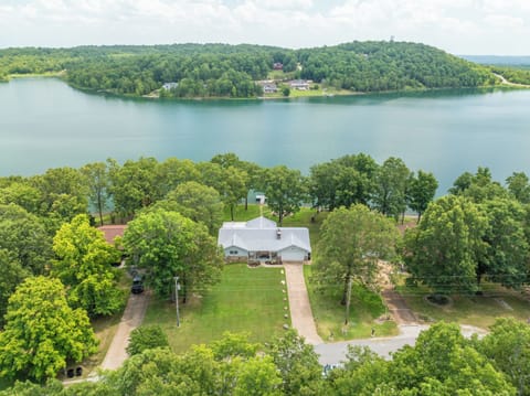 A bird's eye view of Diamond Lake