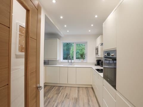 Dishwasher, electric kettle, toaster, cookware/dishes/utensils