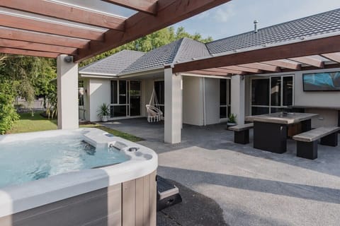 "Enjoy a soothing hot spa during your stay.  Please note usage is limited at 10PM out of respect for sleeping neighbours.