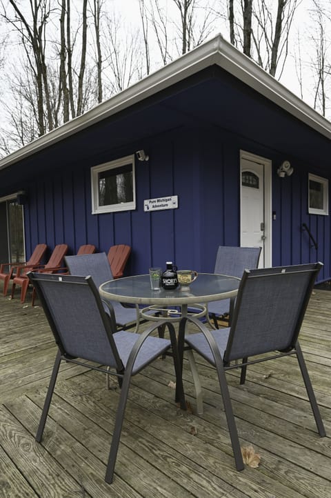 Enjoy your favorite beverage on this peaceful deck