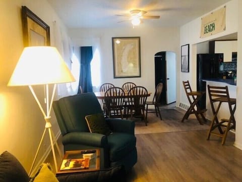 Living Area - View from Living Room towards Dining Area and Kitchen