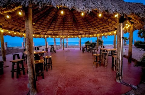 Kick back & unwind under the signature Palapa at Rancho Percebu, San Felipe BC Mexico. The perfect shaded spot steps from the Sea of Cortez beach!