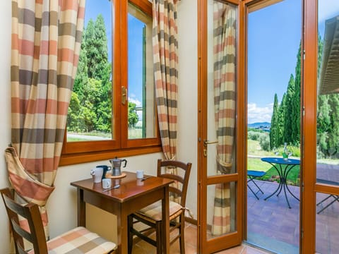 Furniture, Table, Property, Azure, Chair, Window, Wood, Interior Design, Shade, Door