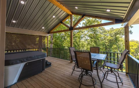 Back Deck - Hot Tub - Table